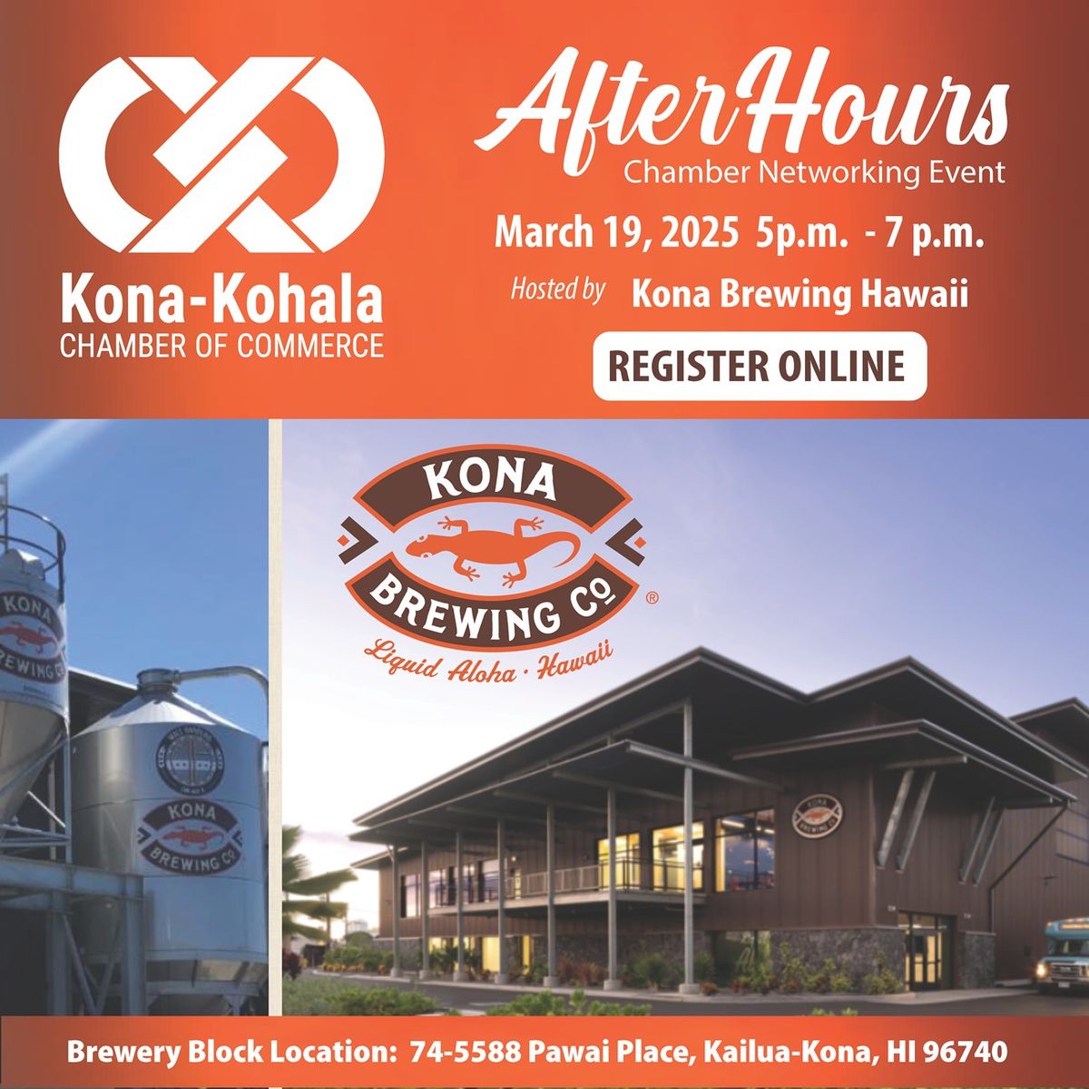 AfterHours Hosted by Kona Brewing Hawaii