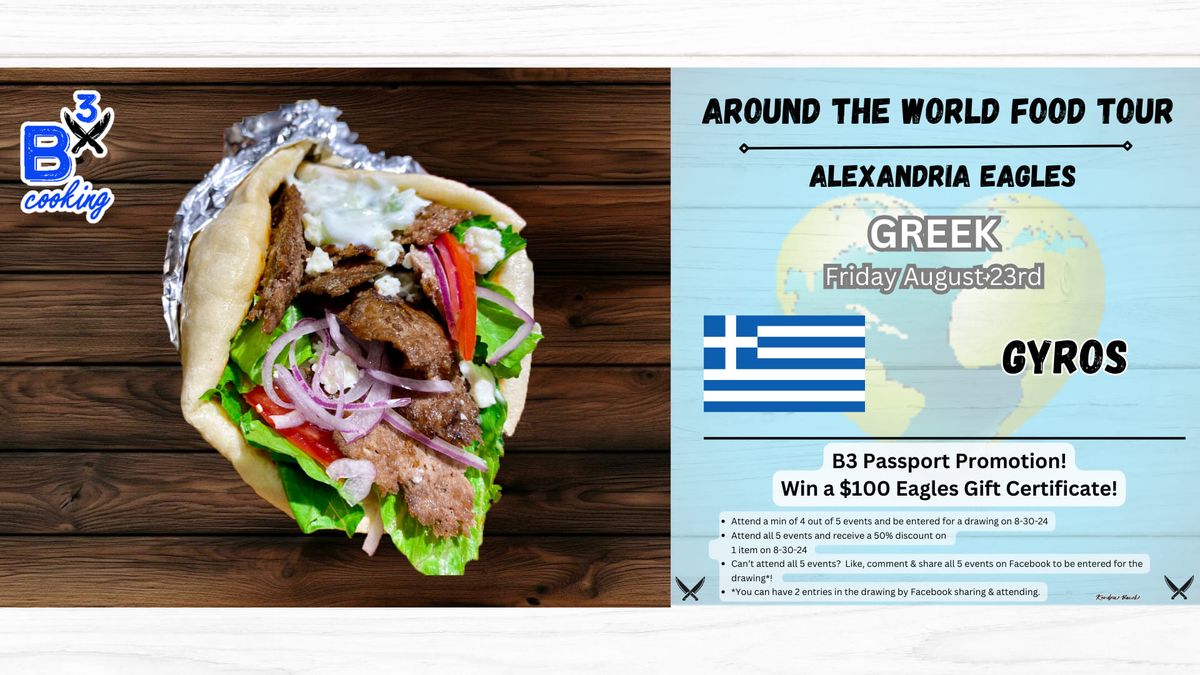 Greek Night - Around The World Food Tour