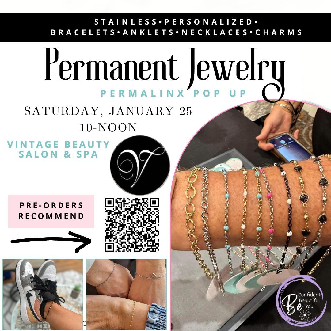 Botox & Permanent Jewelry Pop Up Vintage Beauty Salon & Spa