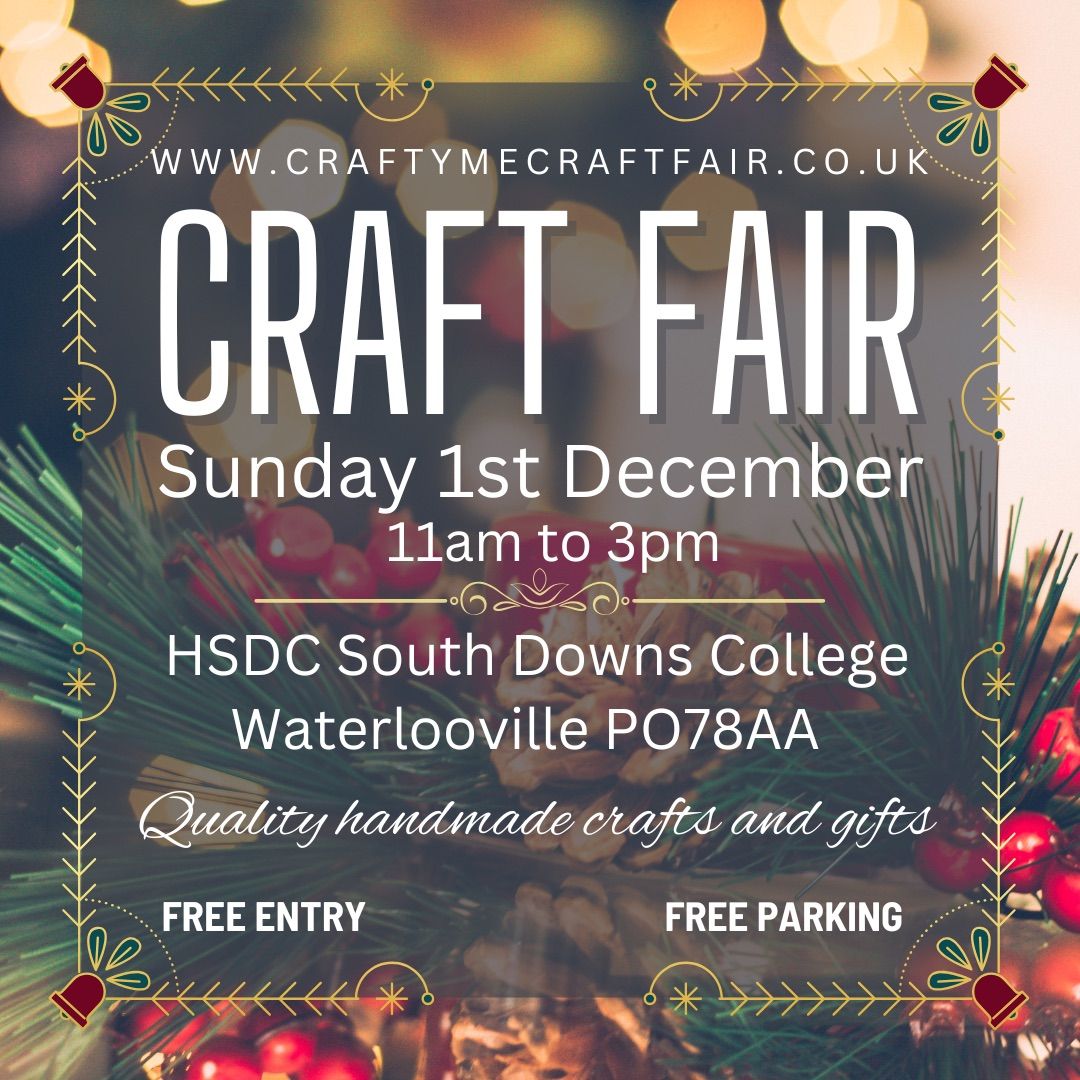 Crafty me craft fair monthly craft fair Sunday December 3rd