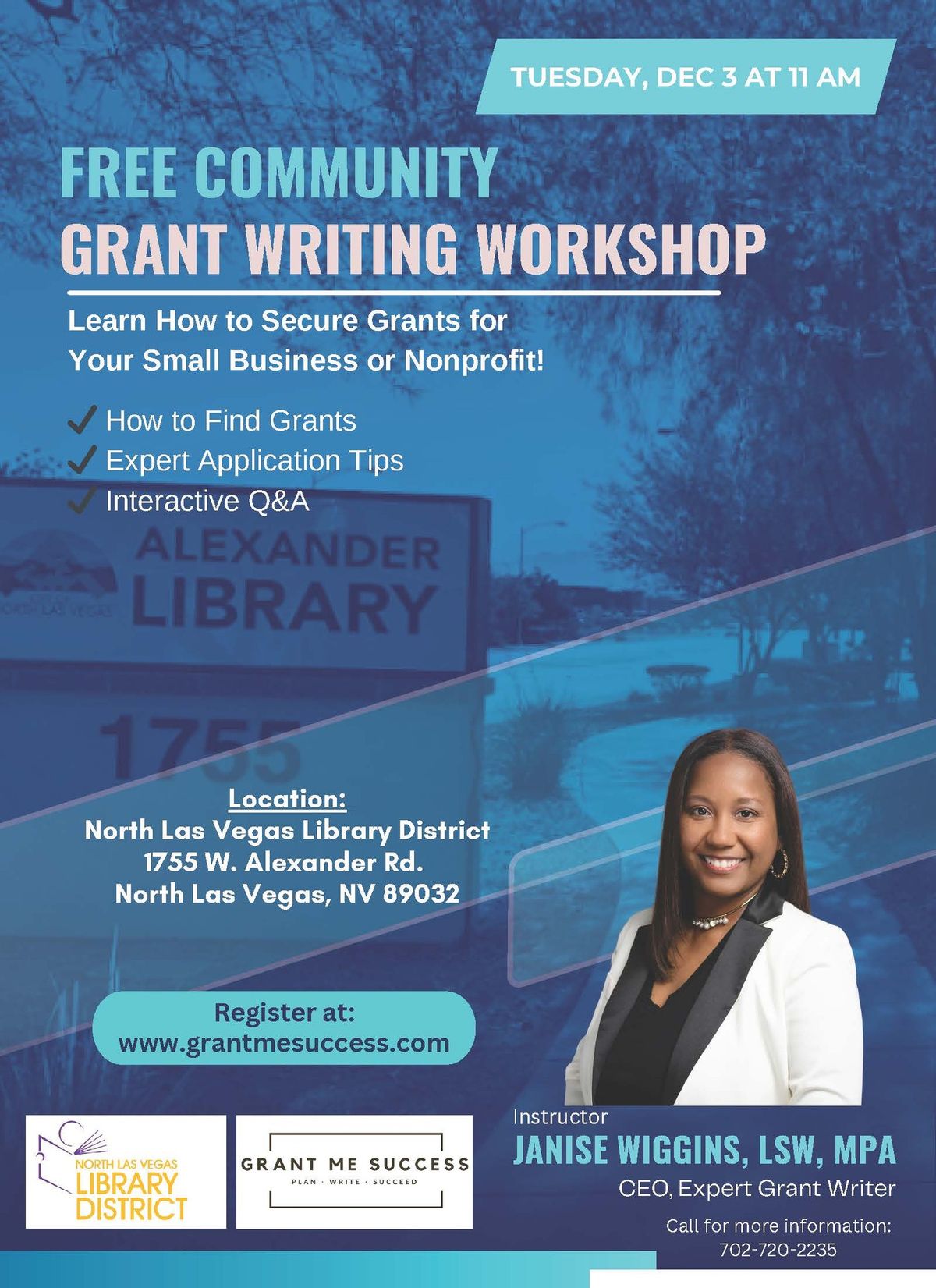 Free Community Grant Writing Workshop