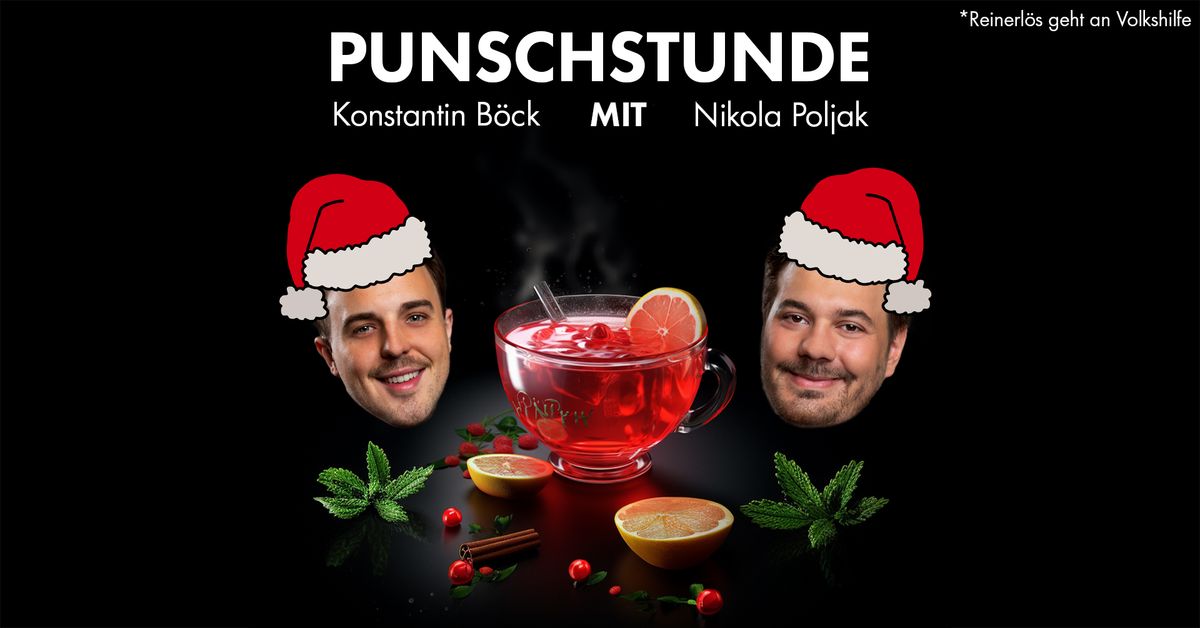 2. Charity-Punschstunde mit Nikola Poljak und Kontantin B\u00f6ck