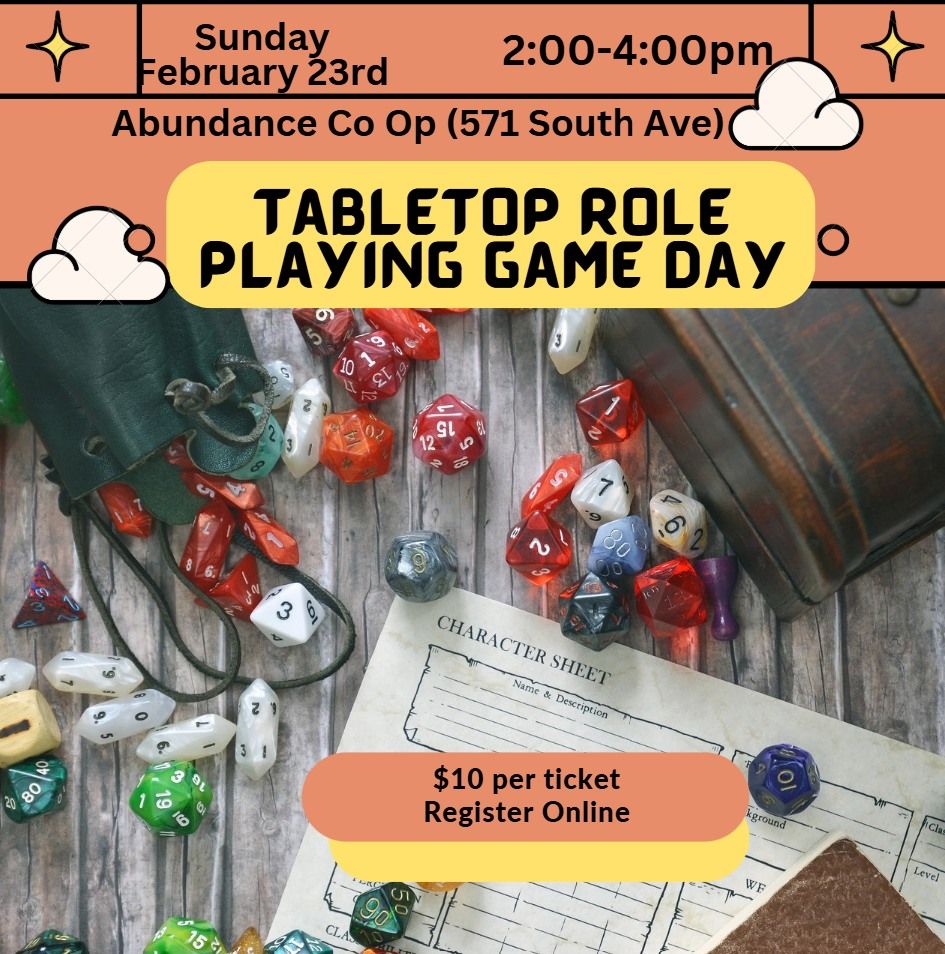 Tabletop Role Playing Game Day