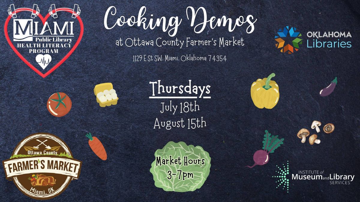 Healthy Cooking Demos @ Ottawa County Farmers Market