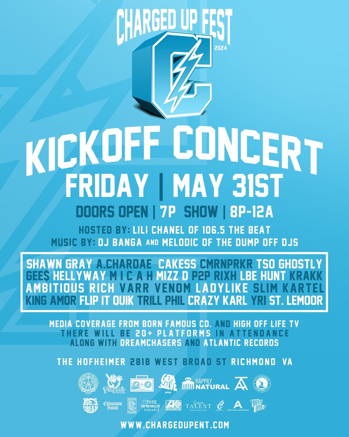 Charged Up Fest : Kick Off Concert 