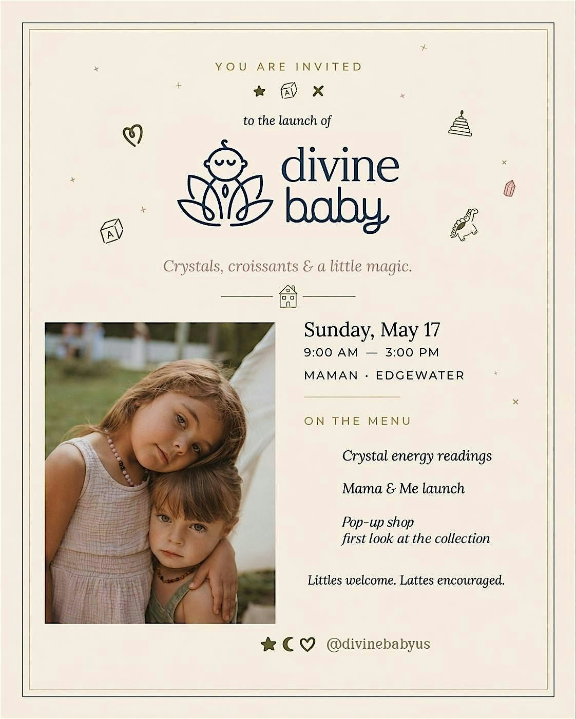 Divine Baby Launch Pop-up Shop