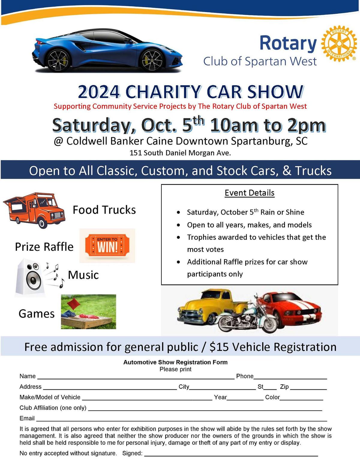 Spartan West Rotary Car Show