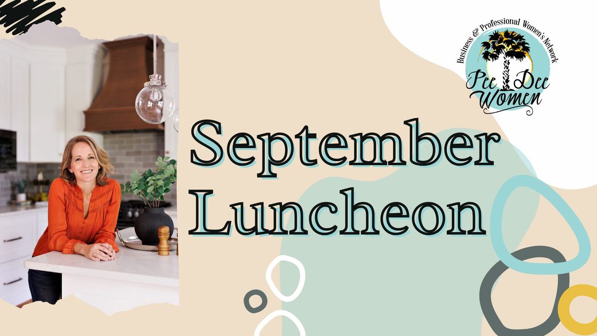 September Luncheon with Melissa Boyer