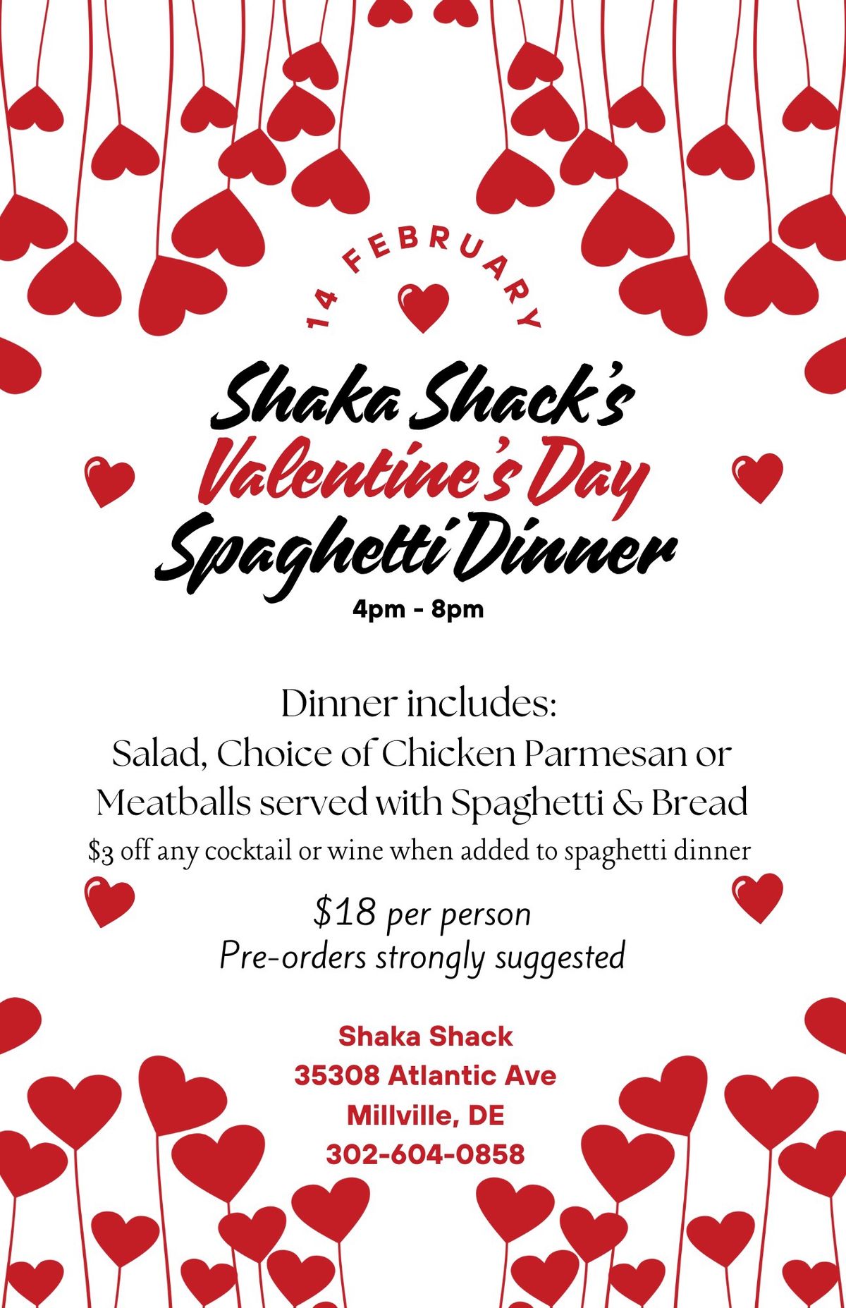 Shaka Shack\u2019s Valentines Dinner