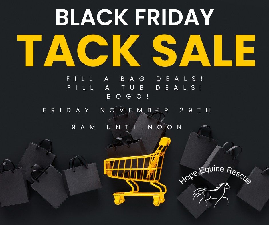 Black Friday Tack Sale! 