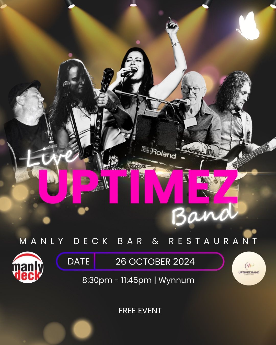 Uptimez Band Live @ Manly Deck Bar