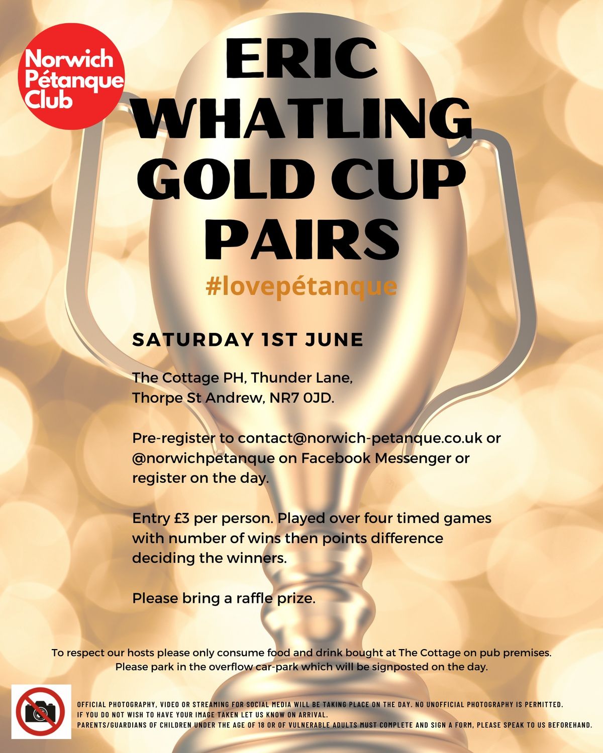 The Eric Whatling Gold Cup Pairs