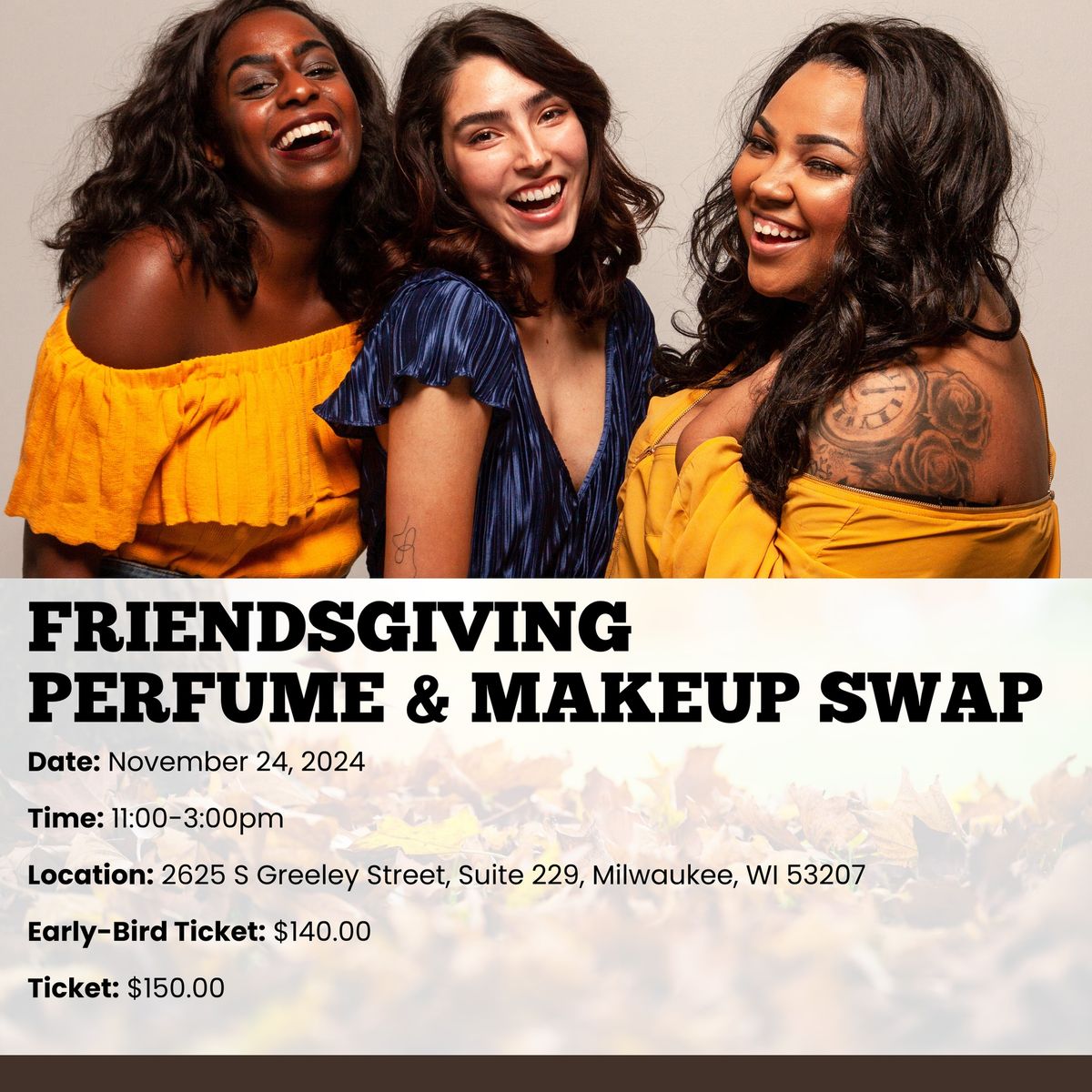 Friendsgiving Makeup Class & Beauty Swap