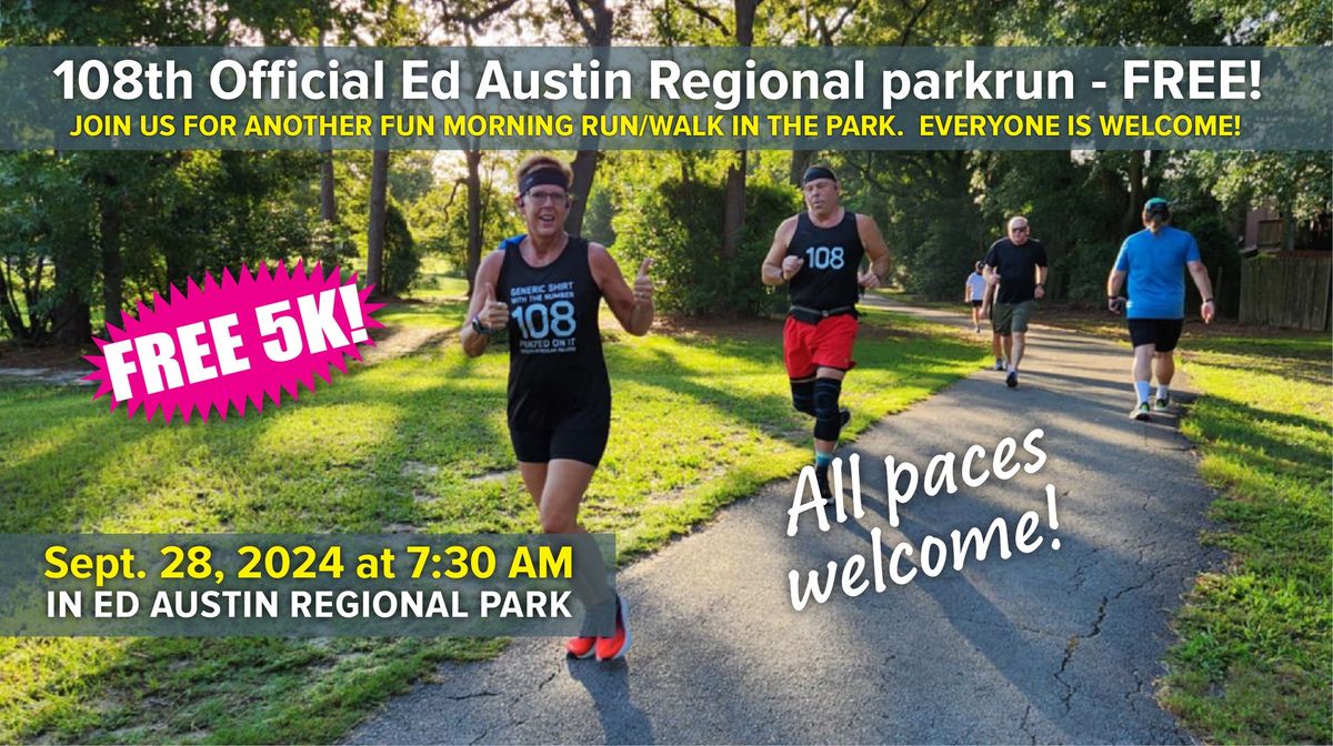 108th Official Ed Austin Regional parkrun (Jacksonville, FL)