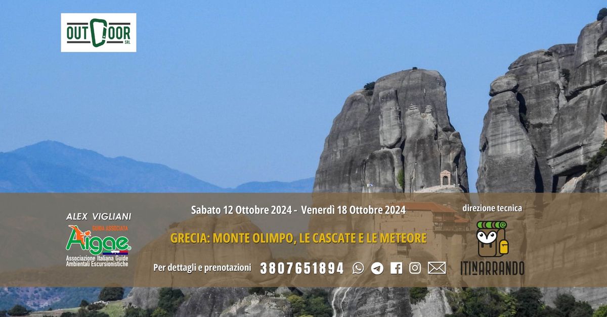 GRECIA: Un trekking divino! Monte Olimpo e le Meteore al cospetto degli Dei con ITINARRANDO! 