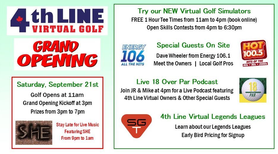 4th Line Virtual Golf Grand Opening