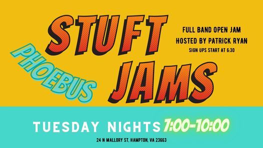 Tuesday Night Open Jam at STUFT!