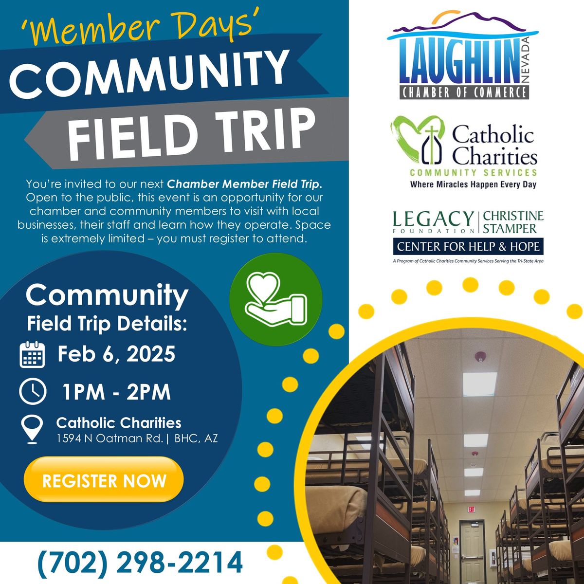 'Member Days' Community Field Trip: Catholic Charities