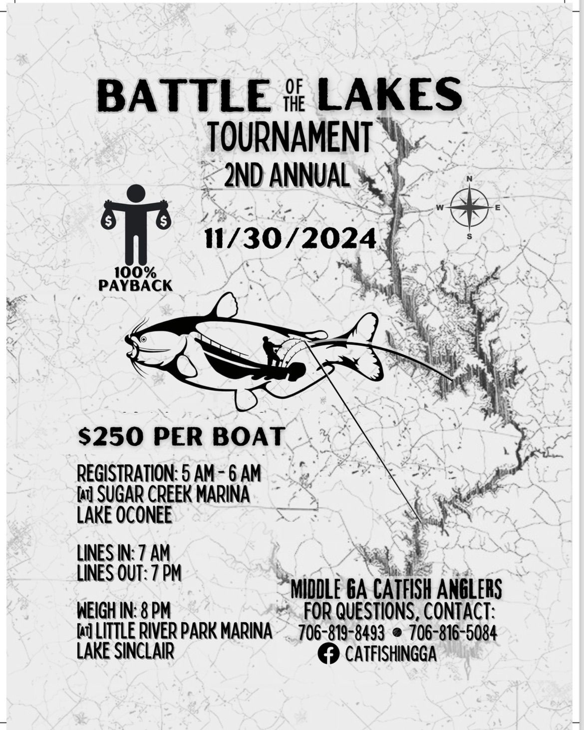 Middle Georgia Battle of The Lakes (Lake Oconee and Sinclair)