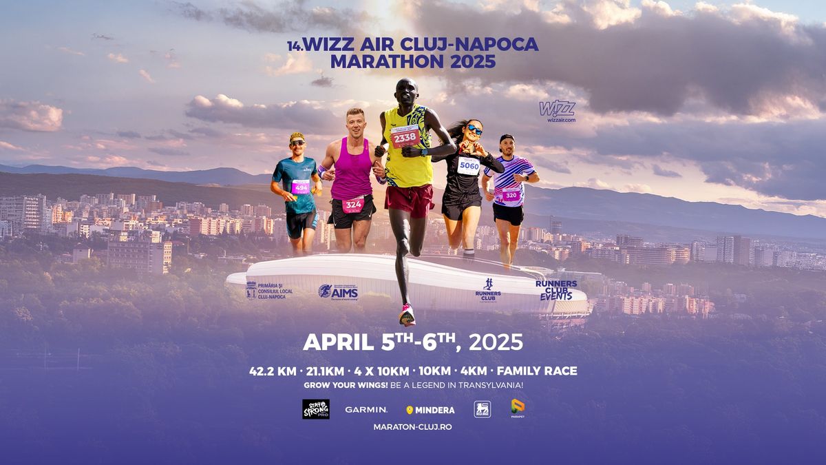 14.Wizz Air Cluj-Napoca Marathon | April 5th-6th, 2025