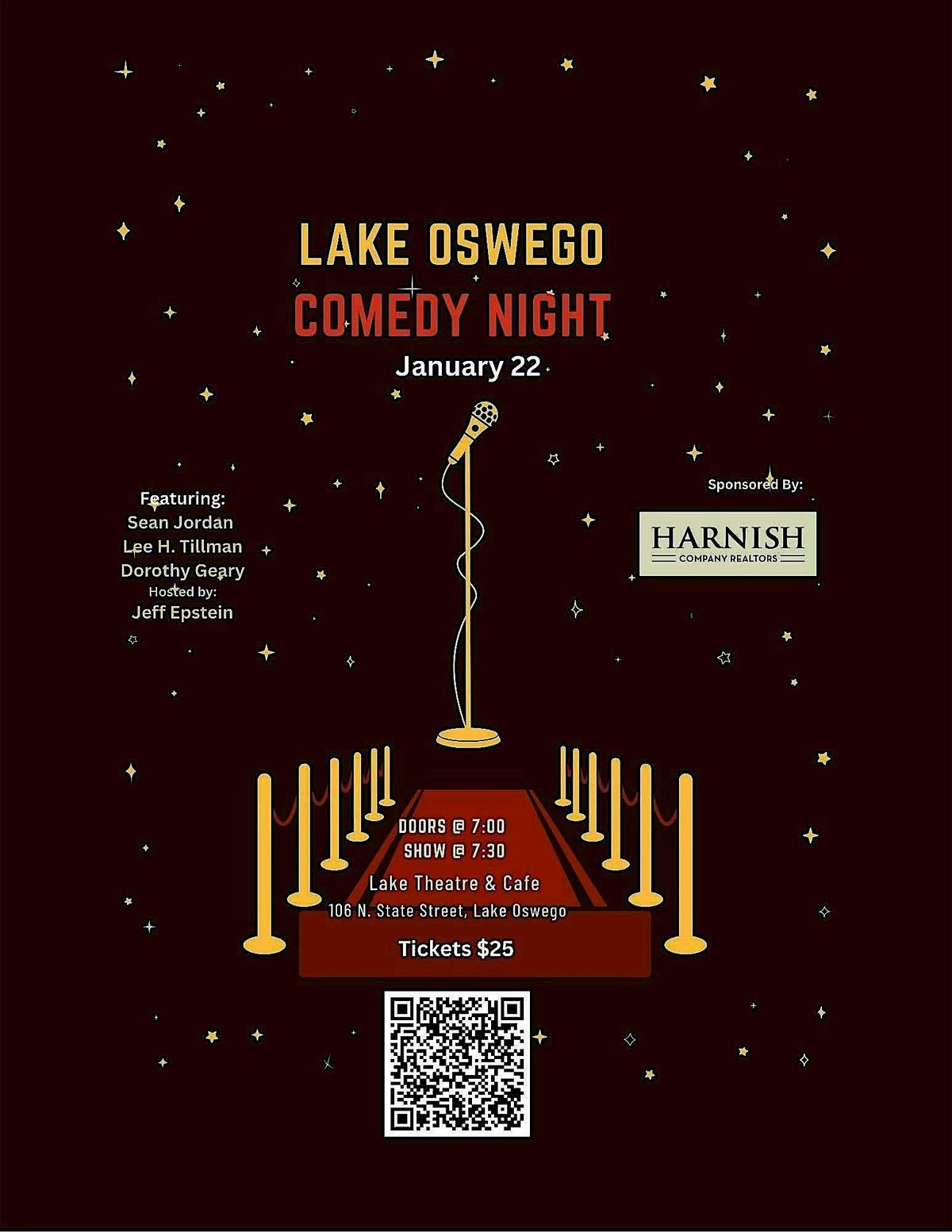 Lake Oswego Comedy Night