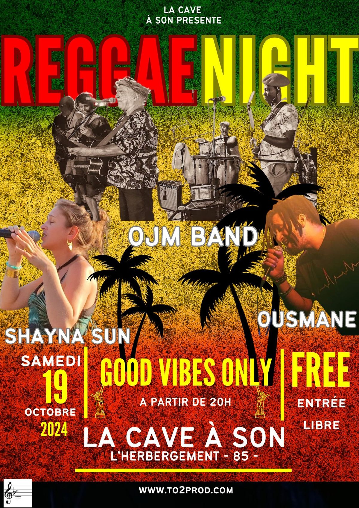 Reggae Night * OJM BAND * OUSMANE * SHAYNA SUN