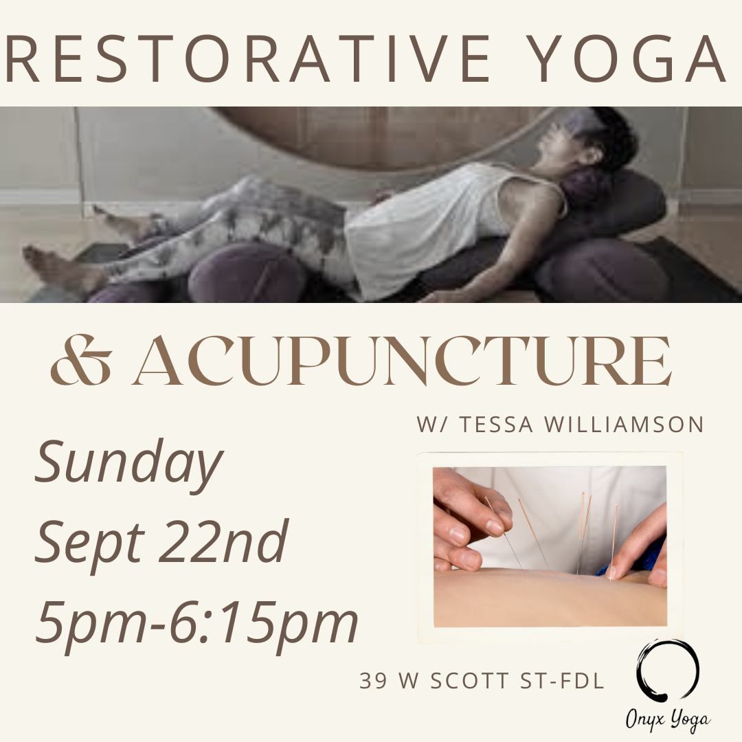 Restorative Yoga & Acupuncture