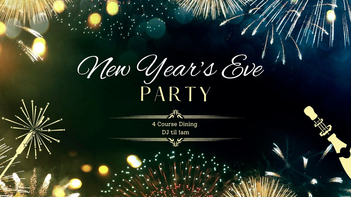 New Year's Eve \ud83c\udf89 4 Course Dinner & DJ \ud83e\udea9 