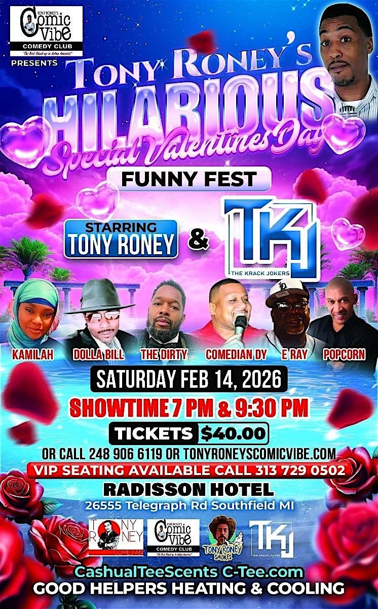 Tony Roney Hilarious Valentines Day Funny Fest, SALT & KO Inside ...
