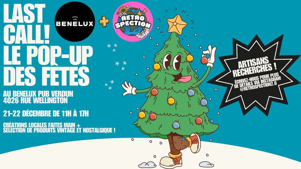 Last Call ! Le Pop-Up Cr\u00e9atif et Vintage des F\u00eates au Benelux Pub Verdun