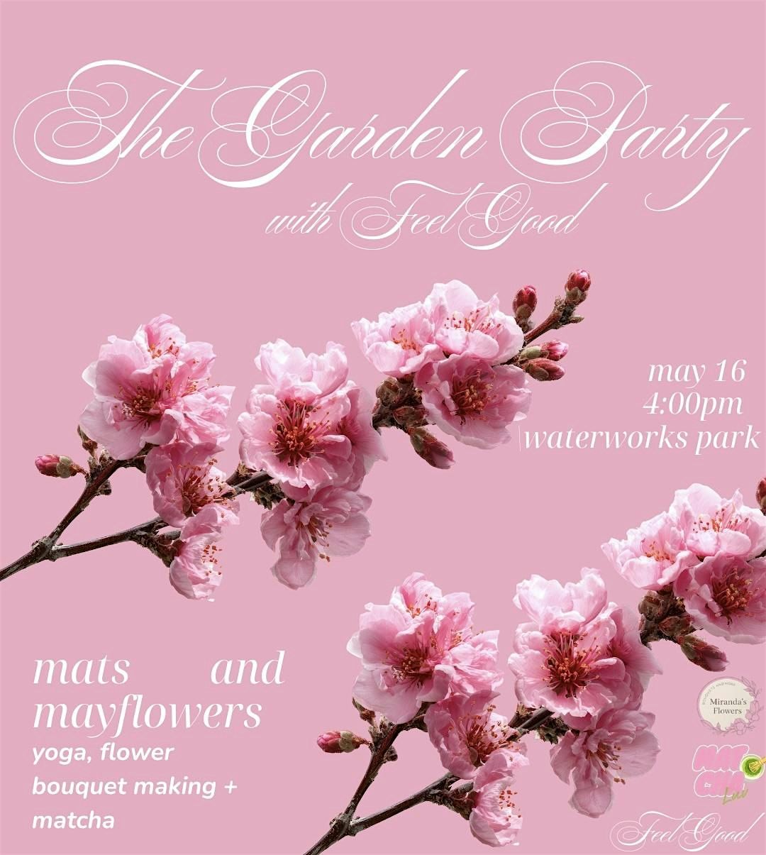 THE GARDEN PARTY: mats + matcha