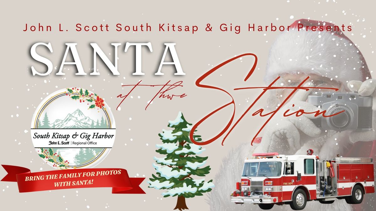 Santa at the Station \ud83d\ude92 Family Photos & Holiday Fun!