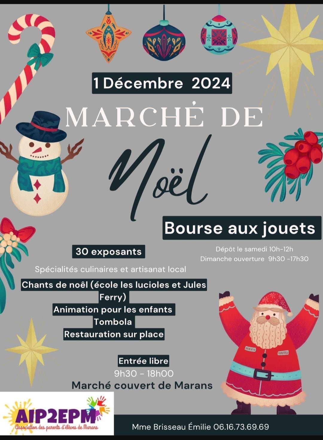 March\u00e9 de No\u00ebl et Bourse aux jouets 