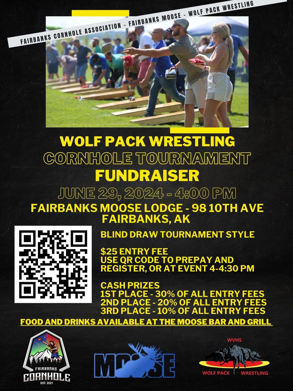 Wolfpack Wrestling Cornhole Tournament