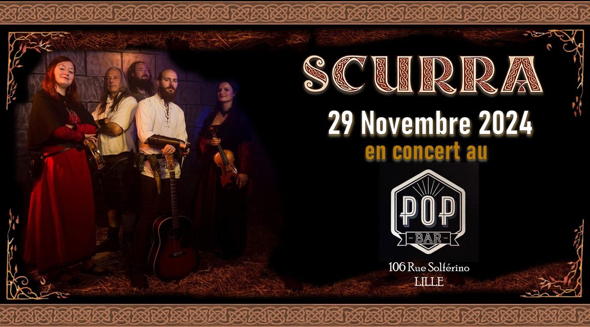 Scurra en concert au Pop Bar