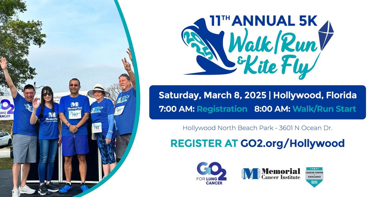 2025 GO2 For Lung Cancer Hollywood 5k Walk\/Run & Kite Fly