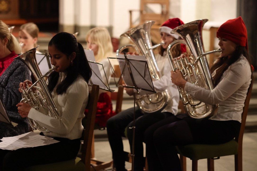 Julekonsert med Paradis skolekorps