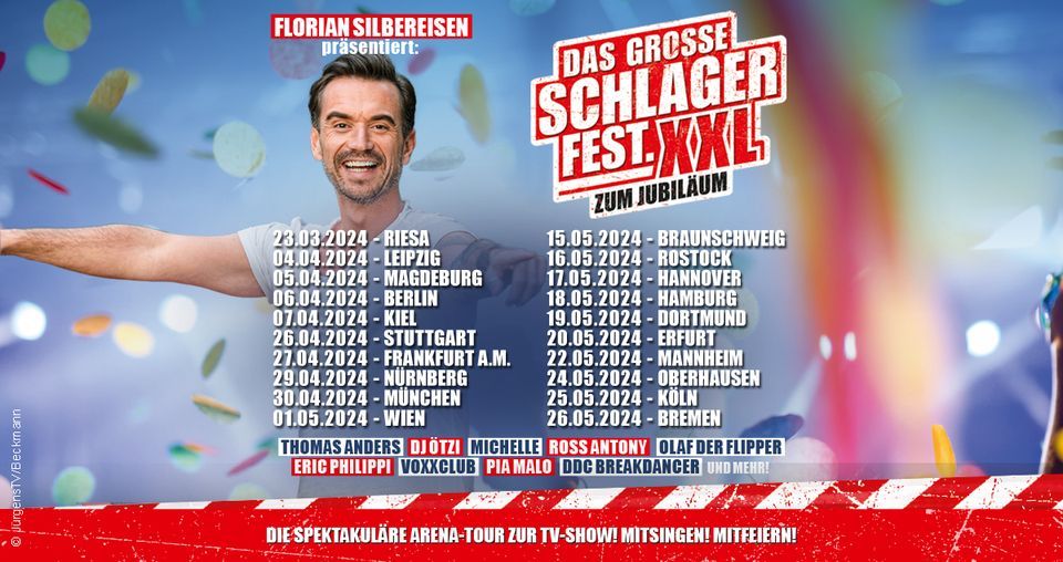 DAS GROSSE SCHLAGERFEST.XXL Die Party des Jahres 2024 Magdeburg, GETEC Arena Magdeburg, 5