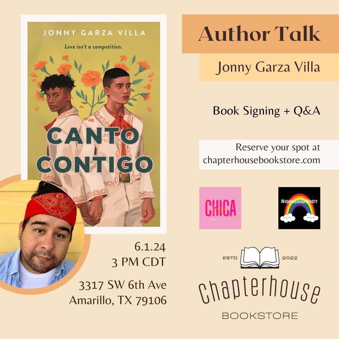 Author Talk \u2022 Canto Contigo \u2022 Jonny Garza Villa