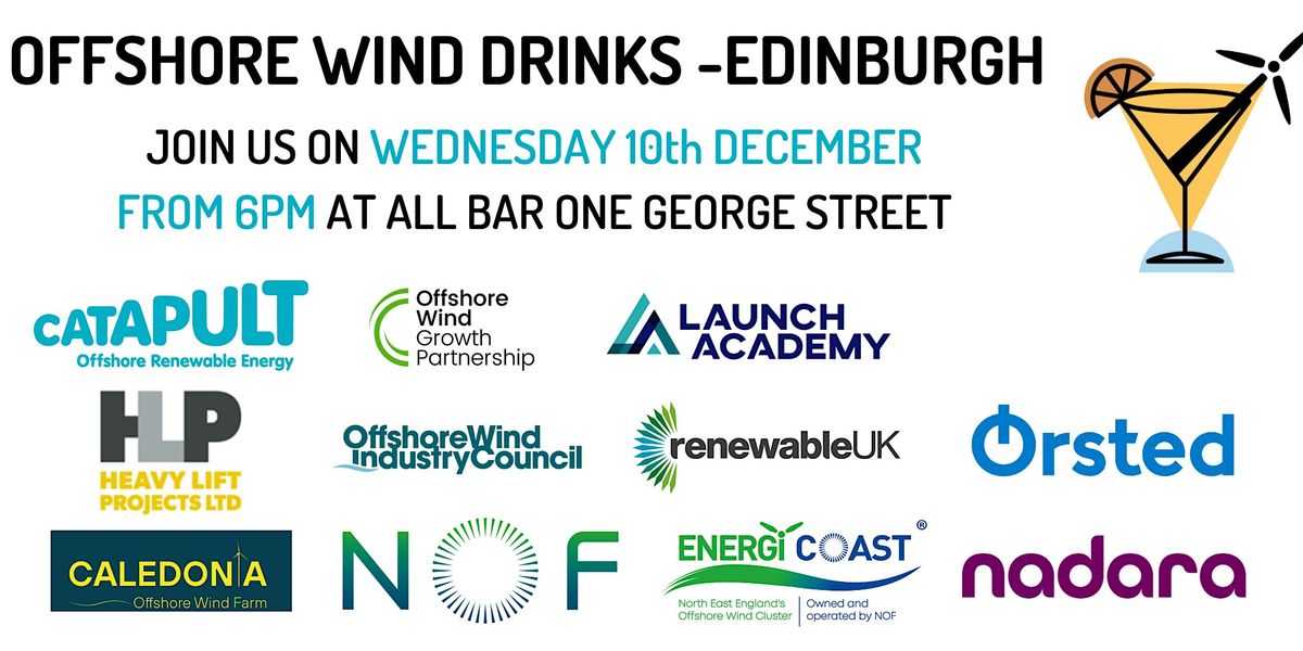 Offshore Wind Drinks - Edinburgh