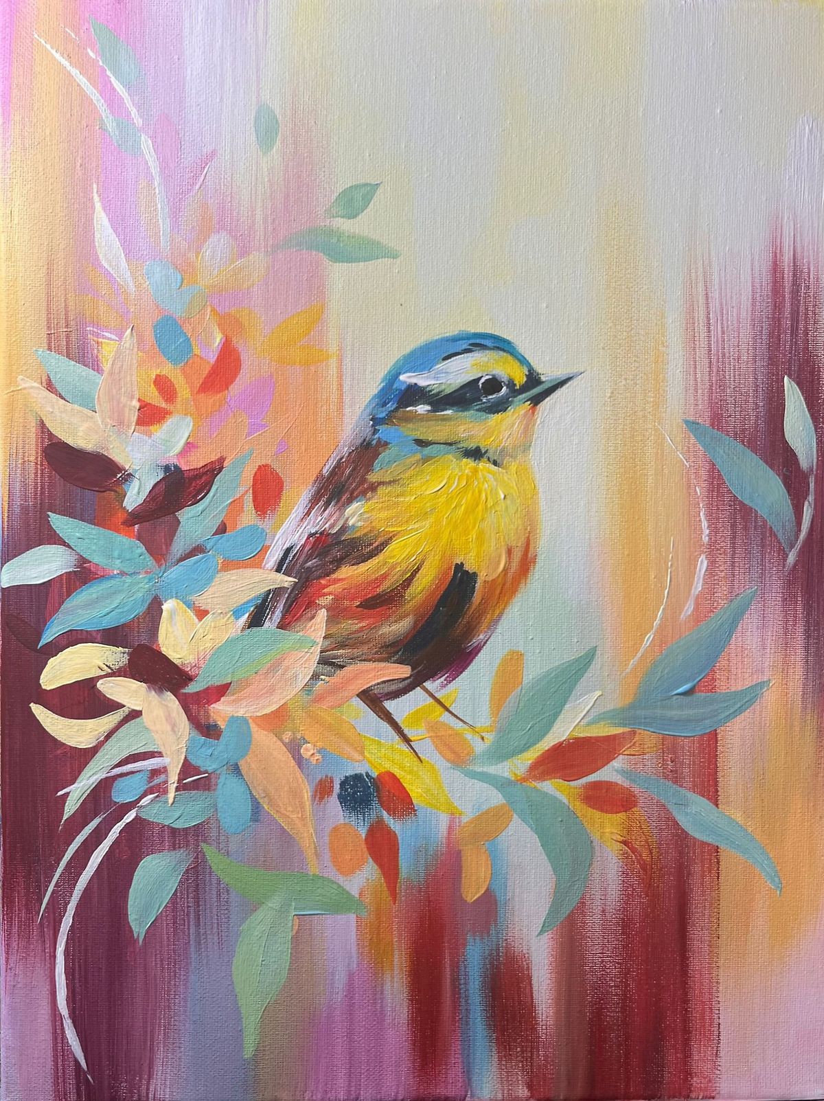 Join Brush Party to paint 'Paridae' in High Wycombe