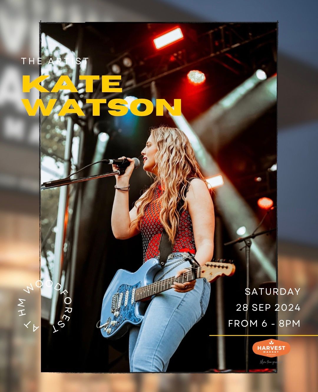 Kate Watson Live in Concert at Harvest Market Woodforest