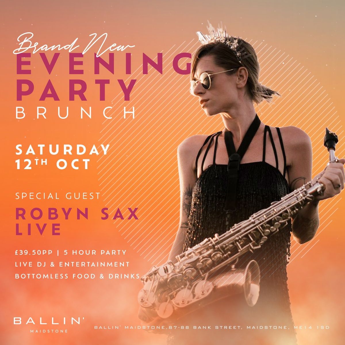 Evening Party Brunch with Robyn Sax Live 