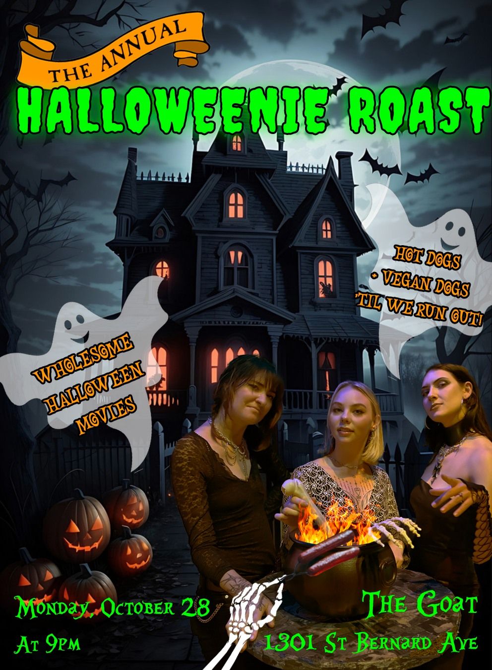 The Return of The Halloweenie Roast and Wholesome Holiday Movies!