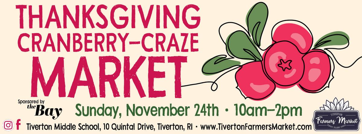 Annual Cranberry-Craze Specialty Market