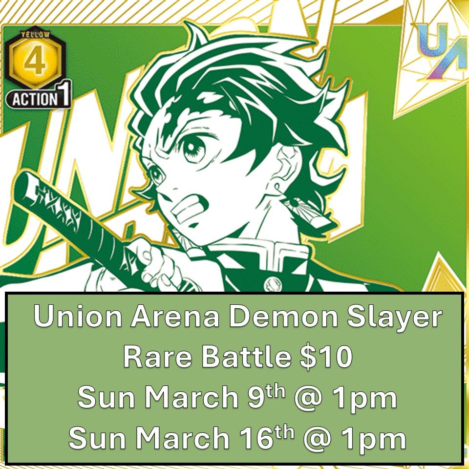 Union Arena Demon Slayer Rare Battle