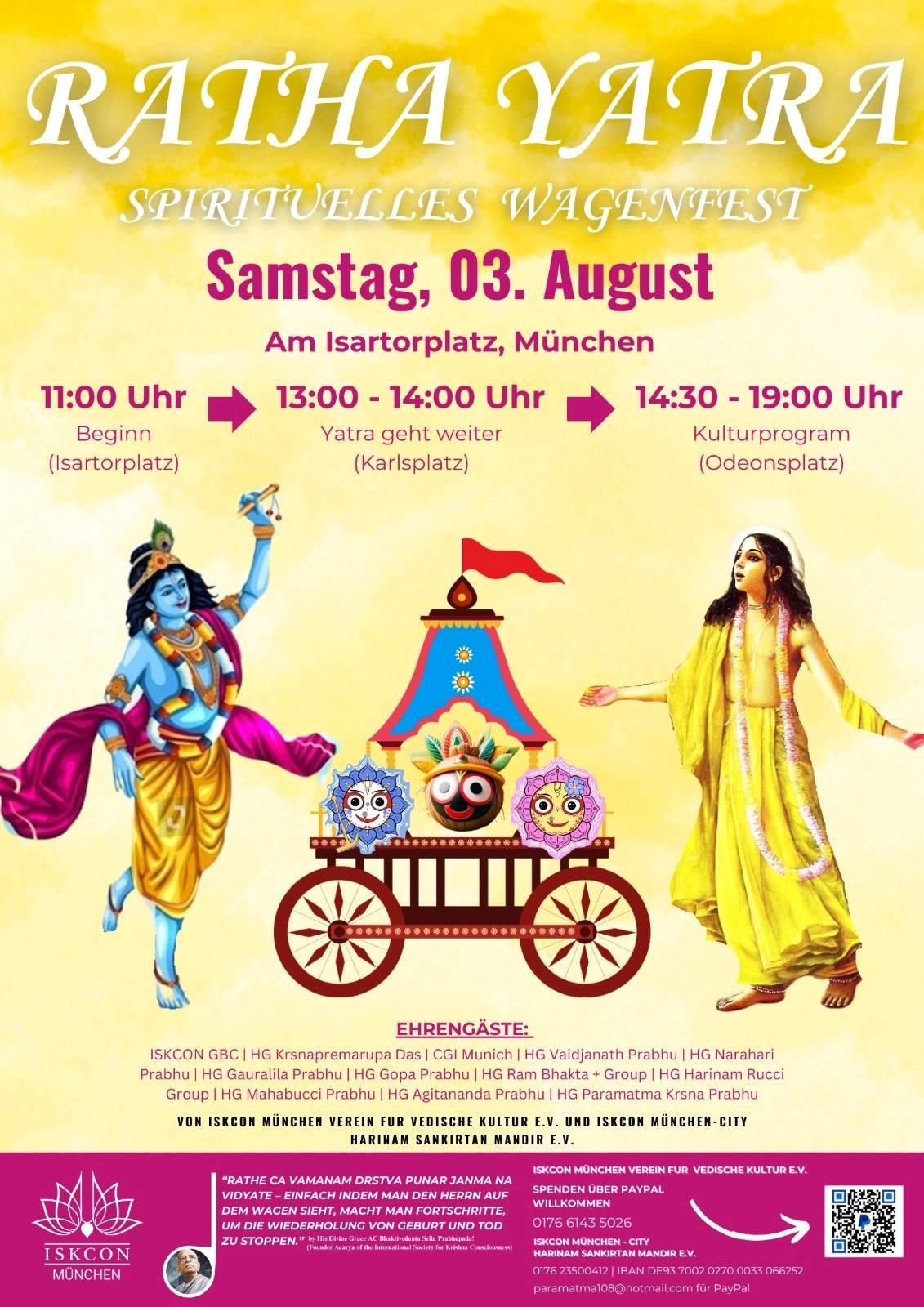 ISKCON M\u00fcnchen Jagganath Rathyatra 2024