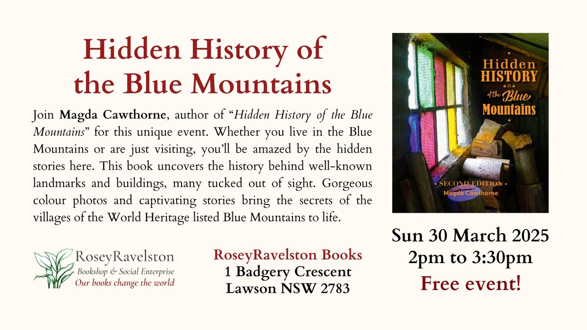 Hidden History of the Blue Mountains