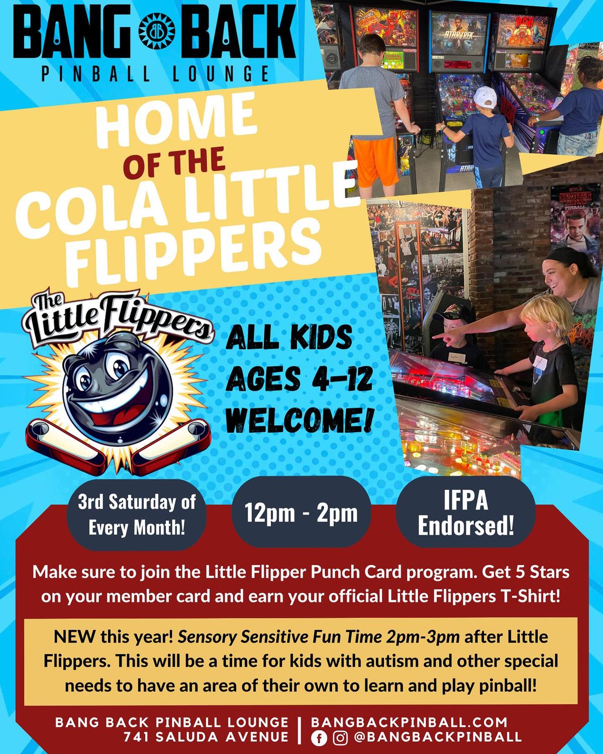 Kid's Little Flippers Pinball Tournament!