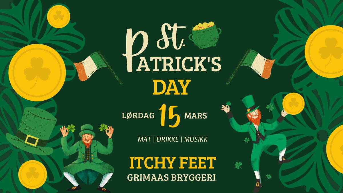 ST. PATRICK\u2019s DAY-FEST P\u00c5 GRIMAAS BRYGGERI